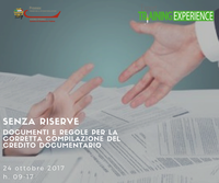 E.T.E. "Senza riserve: documenti e regole per la corretta compilazione del credito documentario" (Padova, 24 ottobre 2017)
