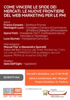 Incontro gratuito "Come vincere le sfide dei mercati. Le nuove frontiere del web marketing per le PMI" (Padova, 6 dicembre 2018) 