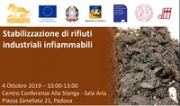 Incontro gratuito| “Stabilizzazione di rifiuti industriali infiammabili” (Padova, 4 ottobre 2019)