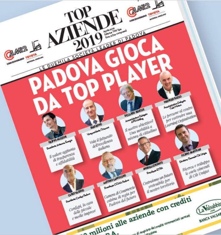 Presentazione TOP AZIENDE 2019 (Padova, 18 aprile 2019)
