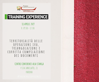 T.E. "Territorialità delle operazioni IVA, triangolazioni e corretta compilazione dei documenti". (Padova, 18 aprile 2019) 