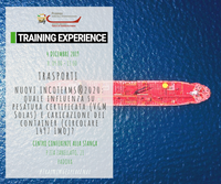 T.E. "Nuovi INCOTERMS® 2020: quale influenza su pesatura certificata (VGM Solas) e caricazione dei container (Circolare 1497 IMO)?" (Padova, 4 dicembre 2019)