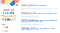 Digital Export Training Webinar (ottobre - novembre - dicembre 2020) 